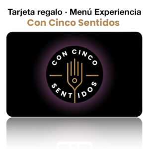 Tarjeta regalo · Menú Experiencia Con Cinco Sentidos